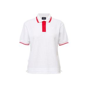 와이드앵글골프반팔티 KQJ WWM25272W2 CO 밑단 스트링 블루종 폴로 티셔츠 L (White)