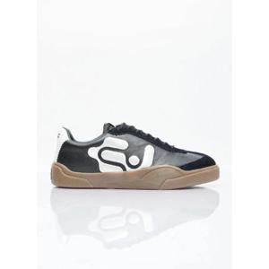 25 FW 이티스 남성 Santos Leather Sneakers F006017 Leather Black TP840385104