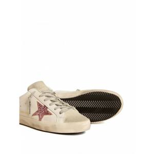 [GOLDEN GOOSE] 라프리마 여성 스니커즈 바이오 BASED 어퍼 글리터 스타 GWF00110F005887 10386 WHITE/ICE/PINK /9