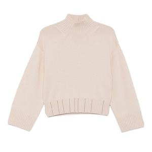 파비아나필리피 라이트 베이지 울 터틀넥 스웨터 MAD215F104 L5