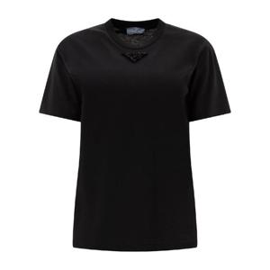 PRADA T shirt with triangle logo 3551BR S OOO150TF0170