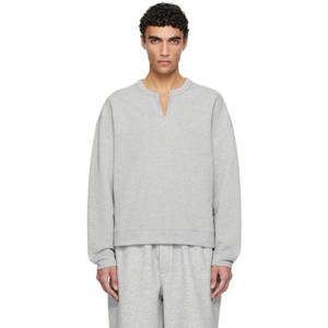 렉토 그레이 RC 컷 &  자수 스웨트셔츠 RM25SJTP011MG 251775M204000