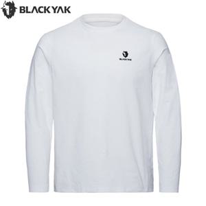 블랙야크 남성 가을 등산 라운드넥 티셔츠 마운틴 그래픽 라운드 긴팔티1 1BYRTFU003WH