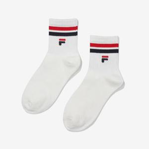 [휠라]스트라이프 중목양말  FS3SCF5331X_OWH