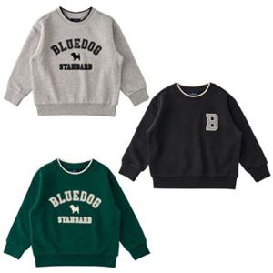 [블루독8-키즈] 택1 블랙 포인트맨투맨티셔츠 트레이닝 긴팔티 두돌선물 초등학생 25A3533403