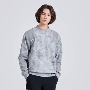 챌린저 남성 타이다이 아트웍 라운드 맨투맨 티셔츠 그레이_CHE3MLT5320GY