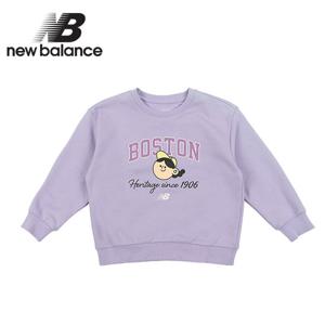 뉴발란스 키즈 보스턴 로고 맨투맨(NK9CC1102U-70)_바이올렛