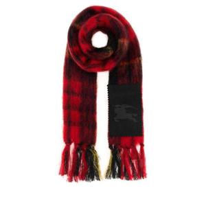 BURBERRY Embroidered mohair blend scarf 8114096 C3383
