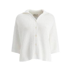 25 FW 조르지오아르마니 와플 니트 칼라 가디건 UM242UCD40WHITE TP441768600