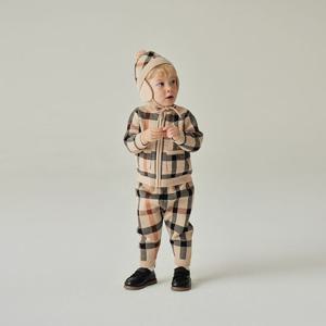 [닥스베이비]25FW 닥스베이비 하우스체크 집업 가디건 (베이지) EVF25KC02M_BG