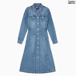 타미진 다운쿠폰10% 여성 셔츠 롱 데님 원피스 T32E0WOP11TWT2BS
