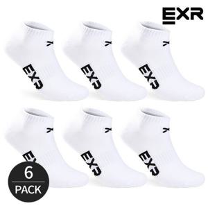 [EXR]EXR 남성 프론트 컬러로고 스니커즈 6P_WHBK