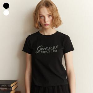 [GUESS]게스진 여성 게스 핫픽스 반팔 T(OP2K5403)