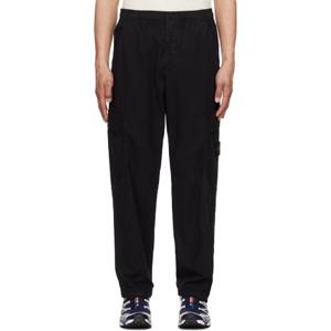 25 FW 스톤아일랜드 남성 블랙 밀스펙 스트레치 립스탑 카고 팬츠 251828M188003