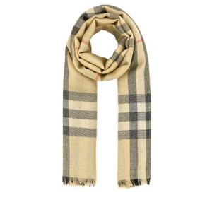 BURBERRY Embroidered wool blend scarf 8106063 A2021