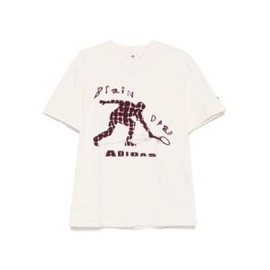 25 FW 아디다스 X 브레인 데드 플록 로고 티셔츠 JX9393 TP437632720