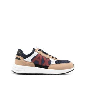 25 FW 아르마니 익스체인지 로고 프린트 로우탑 스니커즈 XUX090XV276 TP432178209