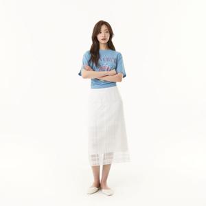 [플라스틱아일랜드] 체크 레이어링 스커트 PR2WS531