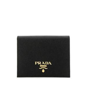 PRADA 블랙 가죽 지갑 1MV204QWA F0002