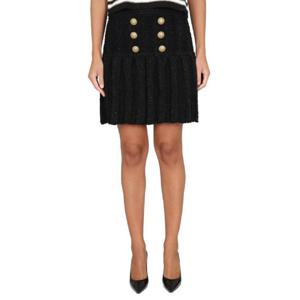 BALMAIN 단추가 달린 스커트 AF1LB659KD760PA