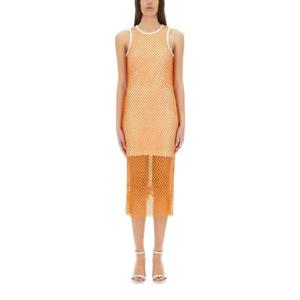 MOSCHINO JEANS MESH AND SEQUIN DRESS 042137270064