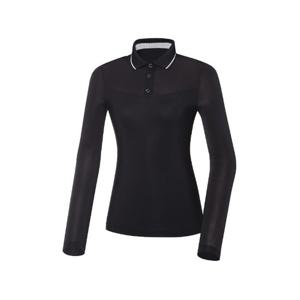 와이드앵글골프긴팔티 KQJ WWM23211Z1 CO W.ICE 폴로 티셔츠 L (Black)