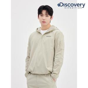 디스커버리 (DMHD37051_NBD) 남성 기능성 소재 반집업 후드티셔츠 DXNW