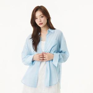 플라스틱아일랜드  (PR2WB531) 투웨이 루즈핏 블라우스