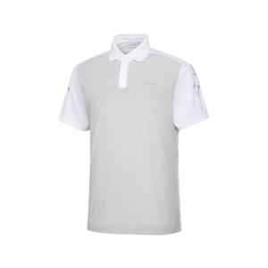 와이드앵글골프반팔티 KQJ WMM24213W2 남성 TO PRO 우븐 믹스 폴로 티셔츠 M (White)