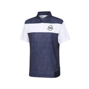 와이드앵글골프반팔티 KQJ WWM24253N2 여성 CO RECOTTON 보더 블루종 티셔츠 L (Indigo)