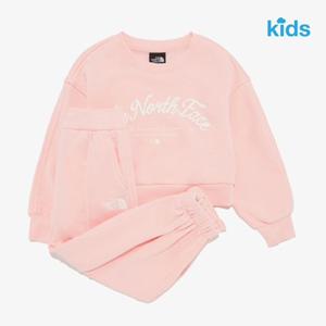 노스페이스키즈 셋업 NM5MR58U 피치 앨리슨 스웨트 세트 맨투맨
