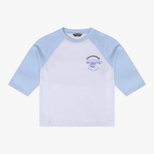 [더데이걸]시나모롤 7부레글런티셔츠TGLA2562C