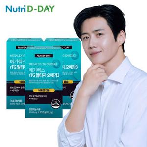 뉴트리디데이 메가렉스 rTG알티지 오메가3 식물성캡슐 x 3개