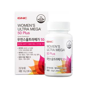 [지앤씨][GNC] 우먼스울트라메가 50 Plus (1,550mg x 60정 / 1개월분)