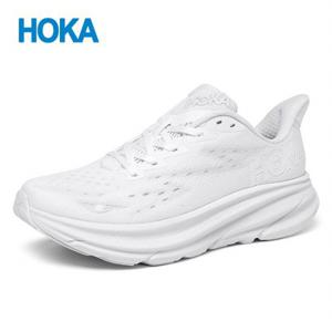 [호카] 여성 클리프톤 9 러닝화 운동화 화이트 1127896-WWH