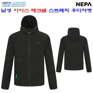 [네파][바람막이 아이스콜드](7J30623)_남성 봄 여름 아이스 테크쉘 스트레치 후디자켓