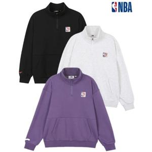 [엔비에이]NBA PLAY 반집업 맨투맨 N224TS011Z