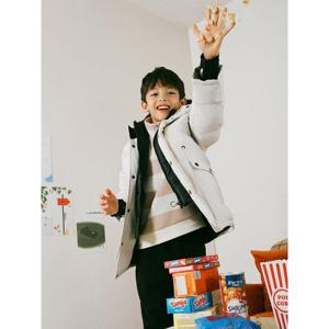 [35%OFF][빈폴키즈]카라코람 패딩 다운 아이보리 (BI4X38U030)