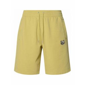 [MAISON KITSUNE] 라프리마 남성 팬츠 반바지 Mustard 코튼 버뮤다 MM01121KM0001P357 옐로우 /8