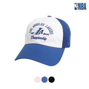 [엔비에이]공용 LAL 챔피언십 메쉬 트러커 소프트 볼캡 모자 N255AP273P