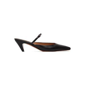 25 FW Stella McCartney 여성 블랙 스텔라 스퍼 키튼 힐 251471F122006