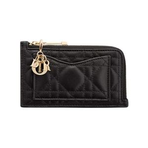 디올 LADY DIOR 컴팩트 지퍼카드지갑 S0965ONMJ_M900