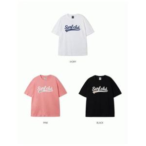 [후아유] 공용 서퍼레터 반팔티 / Surf Club Lettering T-shirt WHRPF2403U