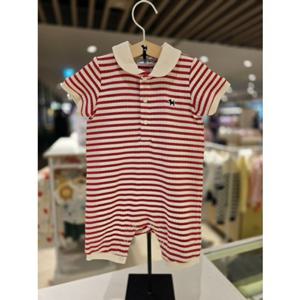 [블루독베이비] 25 SS(레드)골지BASIC우주복(4537067503)  백일 돌 신생아 조카선물 유아아기옷 여름 출산
