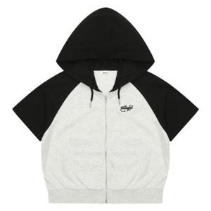 에스핏 HC23 배색 크롭 후드 점퍼 SJZ304FKJP01