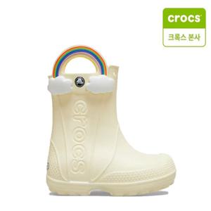 [크록스 본사] 핸들 잇 레인부츠 레인보우 키즈 멀티 211117-76O