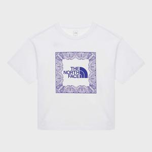 [노스페이스] 키즈 리틀 글램프 반팔 라운드 티 NT7UR12S_WHT