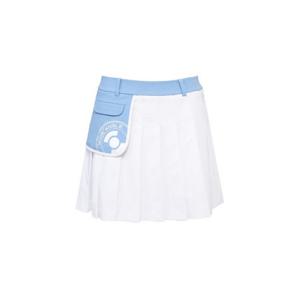 와이드앵글골프반바지 KQJ WWM25Q31W2 TO TECK LIKE 볼포켓 플리츠 큐롯 L (White)