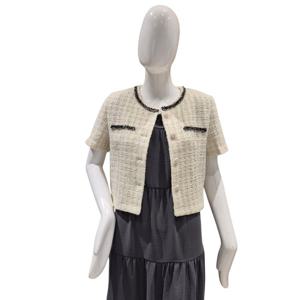 [파파야]반팔 트위드 재킷(PNPRJK011B)