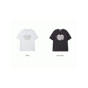 [후아유] 여성용 Dreamin 레귤러핏 반팔 티셔츠 / Dreamin Regular Fit T-shirt(F) WHRPF3791F